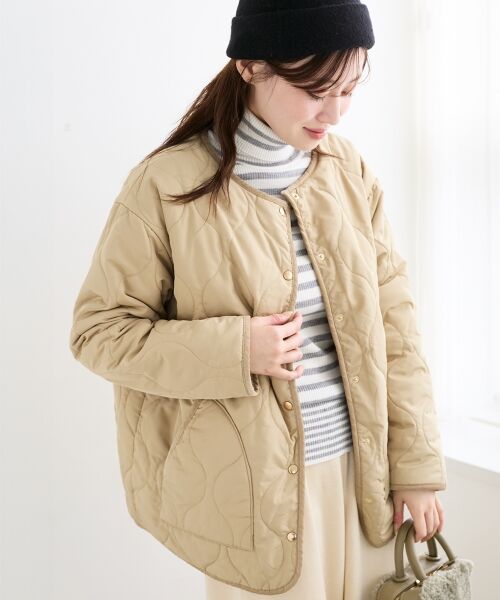 le.coeur blanc / ルクールブラン ブルゾン | 《WEB・一部店舗限定》AL リバーシブルキルティングブルゾン | 詳細3