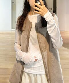 le.coeur blanc / ルクールブラン カットソー | 《手洗い可能》vaneumシアーカットソートップス