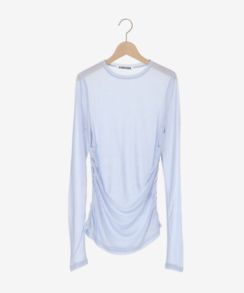 le.coeur blanc / ルクールブラン カットソー | 《手洗い可能》vaneumシアーカットソートップス | 詳細1