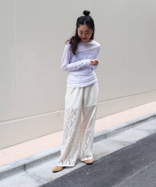 le.coeur blanc / ルクールブラン カットソー | 《手洗い可能》vaneumシアーカットソートップス | 詳細14