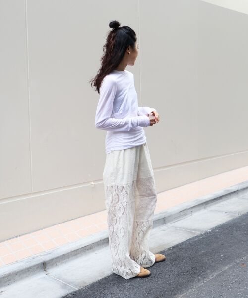 le.coeur blanc / ルクールブラン カットソー | 《手洗い可能》vaneumシアーカットソートップス | 詳細15