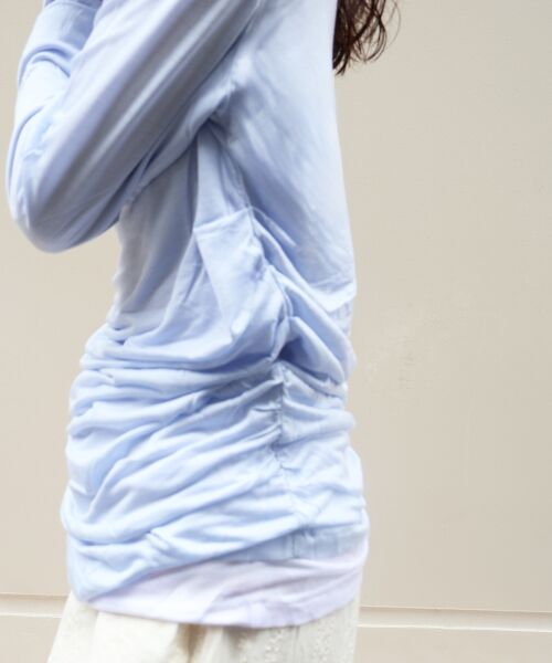 le.coeur blanc / ルクールブラン カットソー | 《手洗い可能》vaneumシアーカットソートップス | 詳細5