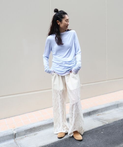 le.coeur blanc / ルクールブラン カットソー | 《手洗い可能》vaneumシアーカットソートップス | 詳細6