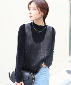 le.coeur blanc / ルクールブラン ベスト | vaneum2wayサテンベスト