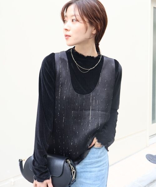 le.coeur blanc / ルクールブラン ベスト | vaneum2wayサテンベスト | 詳細7