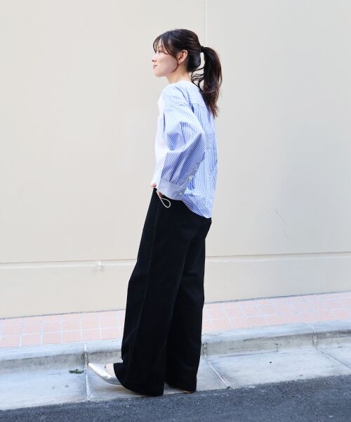 le.coeur blanc / ルクールブラン カットソー | vaneumストライプドッキングカットソー | 詳細11