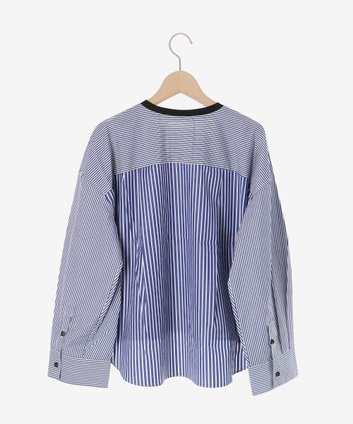 le.coeur blanc / ルクールブラン カットソー | vaneumストライプドッキングカットソー | 詳細15