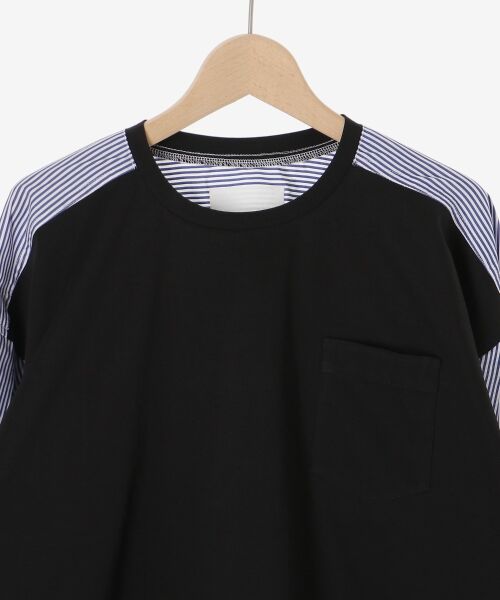 le.coeur blanc / ルクールブラン カットソー | vaneumストライプドッキングカットソー | 詳細16