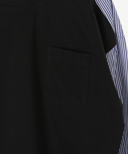 le.coeur blanc / ルクールブラン カットソー | vaneumストライプドッキングカットソー | 詳細18