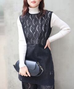 le.coeur blanc / ルクールブラン シャツ・ブラウス | 《手洗い可能》vaneumレースドッキングトップス