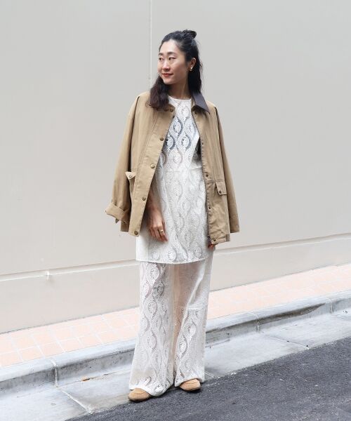 le.coeur blanc / ルクールブラン シャツ・ブラウス | 《手洗い可能》vaneumレースドッキングトップス | 詳細12