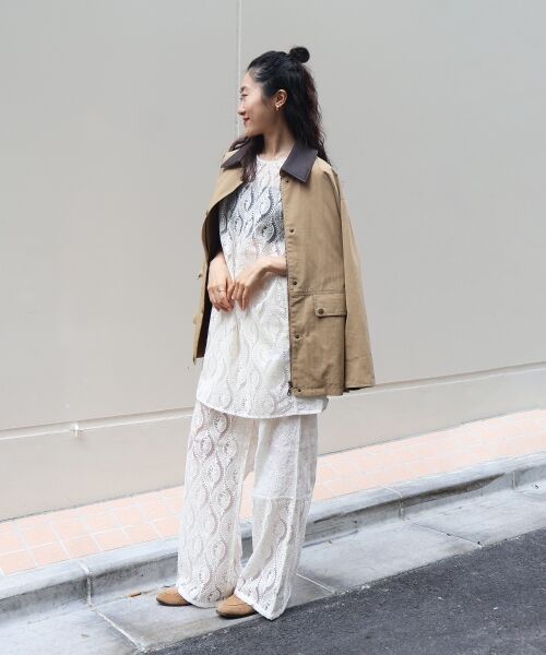 le.coeur blanc / ルクールブラン シャツ・ブラウス | 《手洗い可能》vaneumレースドッキングトップス | 詳細14