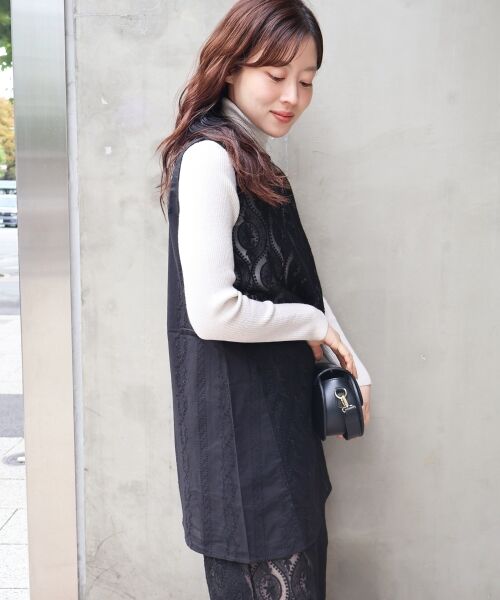 le.coeur blanc / ルクールブラン シャツ・ブラウス | 《手洗い可能》vaneumレースドッキングトップス | 詳細18