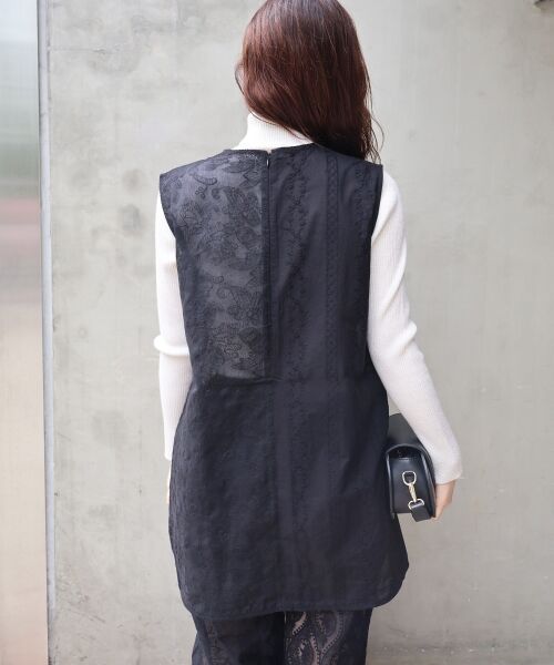 le.coeur blanc / ルクールブラン シャツ・ブラウス | 《手洗い可能》vaneumレースドッキングトップス | 詳細19