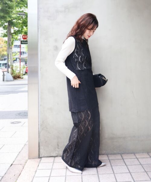 le.coeur blanc / ルクールブラン シャツ・ブラウス | 《手洗い可能》vaneumレースドッキングトップス | 詳細23