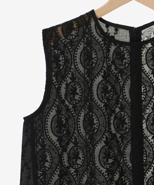 le.coeur blanc / ルクールブラン シャツ・ブラウス | 《手洗い可能》vaneumレースドッキングトップス | 詳細28