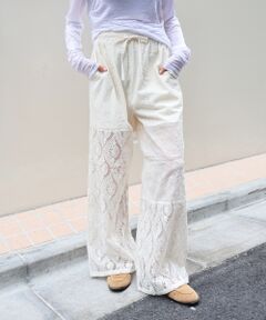 le.coeur blanc / ルクールブラン その他パンツ | 《手洗い可能》vaneumレースドッキングパンツ