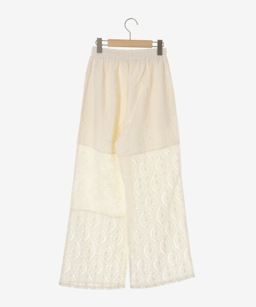 le.coeur blanc / ルクールブラン その他パンツ | 《手洗い可能》vaneumレースドッキングパンツ | 詳細20