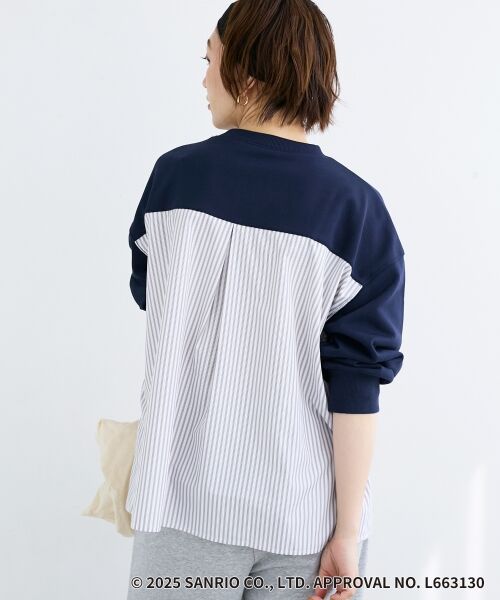 le.coeur blanc / ルクールブラン カットソー | 【HELLO KITTY】刺繍ドッキングプルオーバー | 詳細10