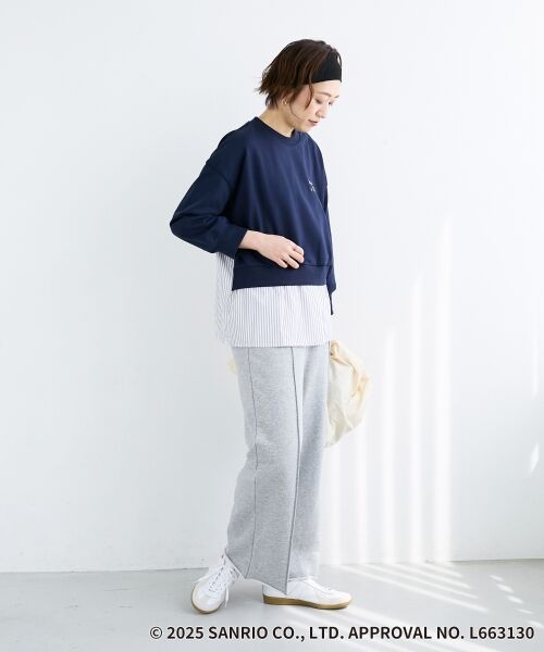 le.coeur blanc / ルクールブラン カットソー | 【HELLO KITTY】刺繍ドッキングプルオーバー | 詳細12
