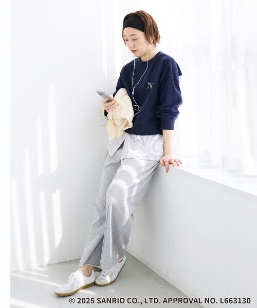 le.coeur blanc / ルクールブラン カットソー | 【HELLO KITTY】刺繍ドッキングプルオーバー | 詳細13