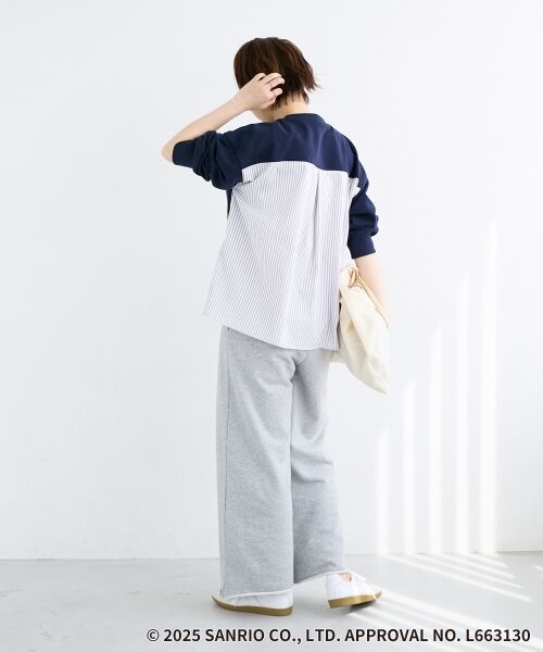 le.coeur blanc / ルクールブラン カットソー | 【HELLO KITTY】刺繍ドッキングプルオーバー | 詳細14