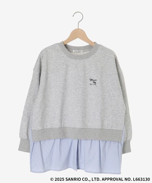 le.coeur blanc / ルクールブラン カットソー | 【HELLO KITTY】刺繍ドッキングプルオーバー | 詳細15