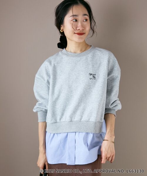 le.coeur blanc / ルクールブラン カットソー | 【HELLO KITTY】刺繍ドッキングプルオーバー | 詳細16