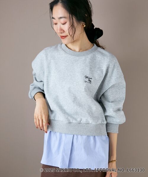 le.coeur blanc / ルクールブラン カットソー | 【HELLO KITTY】刺繍ドッキングプルオーバー | 詳細18