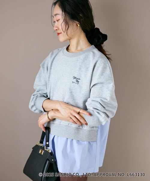 le.coeur blanc / ルクールブラン カットソー | 【HELLO KITTY】刺繍ドッキングプルオーバー | 詳細20