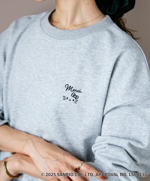 le.coeur blanc / ルクールブラン カットソー | 【HELLO KITTY】刺繍ドッキングプルオーバー | 詳細21