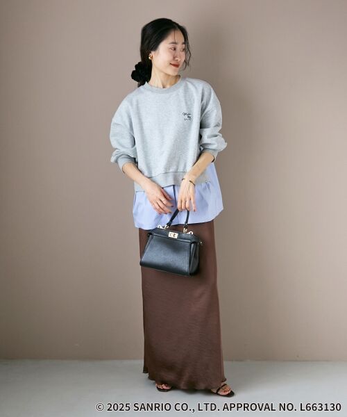 le.coeur blanc / ルクールブラン カットソー | 【HELLO KITTY】刺繍ドッキングプルオーバー | 詳細22