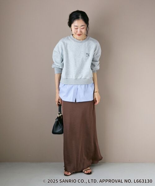 le.coeur blanc / ルクールブラン カットソー | 【HELLO KITTY】刺繍ドッキングプルオーバー | 詳細23