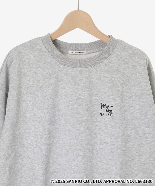 le.coeur blanc / ルクールブラン カットソー | 【HELLO KITTY】刺繍ドッキングプルオーバー | 詳細27