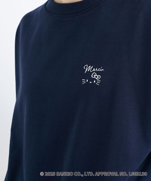 le.coeur blanc / ルクールブラン カットソー | 【HELLO KITTY】刺繍ドッキングプルオーバー | 詳細7