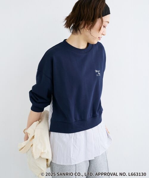 le.coeur blanc / ルクールブラン カットソー | 【HELLO KITTY】刺繍ドッキングプルオーバー | 詳細8