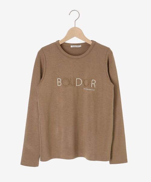 le.coeur blanc / ルクールブラン カットソー | 【吸湿発熱】スタッズロゴカットソー | 詳細1