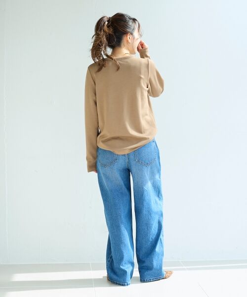 le.coeur blanc / ルクールブラン カットソー | 【吸湿発熱】スタッズロゴカットソー | 詳細13