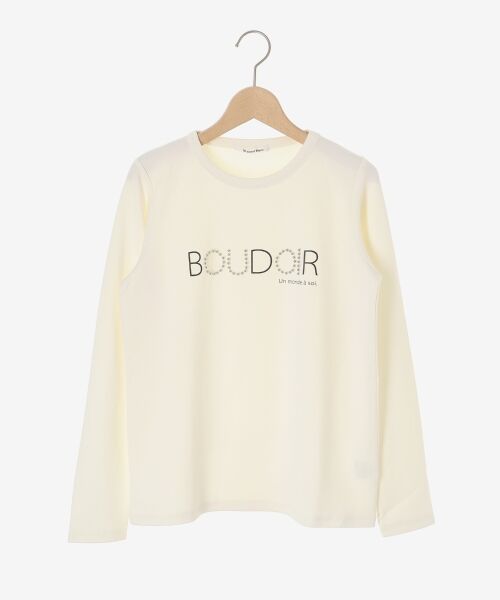 le.coeur blanc / ルクールブラン カットソー | 【吸湿発熱】スタッズロゴカットソー | 詳細14