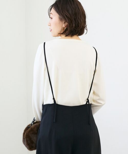 le.coeur blanc / ルクールブラン カットソー | 【吸湿発熱】スタッズロゴカットソー | 詳細18