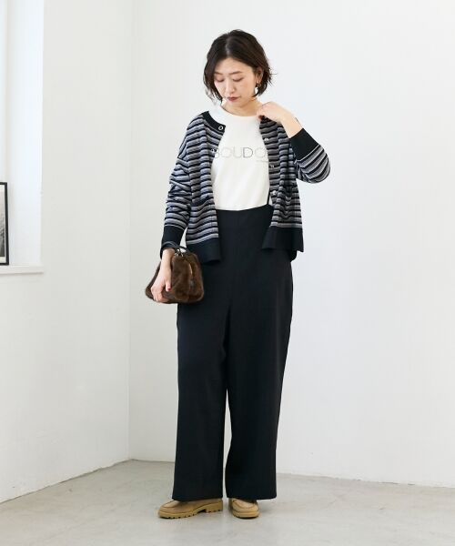 le.coeur blanc / ルクールブラン カットソー | 【吸湿発熱】スタッズロゴカットソー | 詳細23