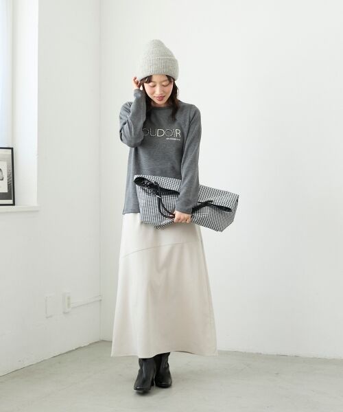 le.coeur blanc / ルクールブラン カットソー | 【吸湿発熱】スタッズロゴカットソー | 詳細26