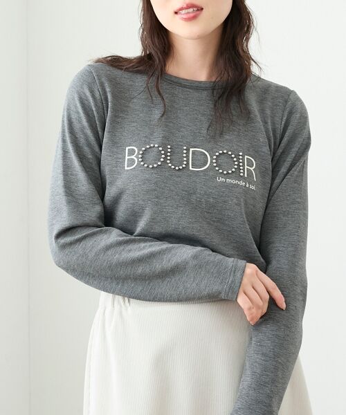 le.coeur blanc / ルクールブラン カットソー | 【吸湿発熱】スタッズロゴカットソー | 詳細29