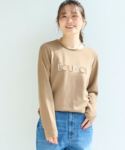 le.coeur blanc / ルクールブラン カットソー | 【吸湿発熱】スタッズロゴカットソー | 詳細6