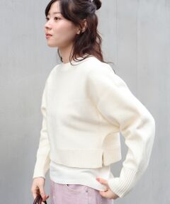 le.coeur blanc / ルクールブラン ニット・セーター | 3WAYレイヤードクルーニット