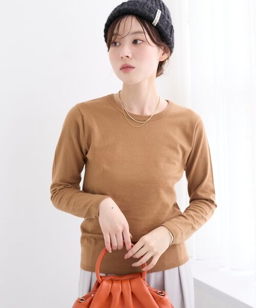 le.coeur blanc / ルクールブラン ニット・セーター | 《手洗い可能》3WAYレイヤードクルーニット | 詳細13