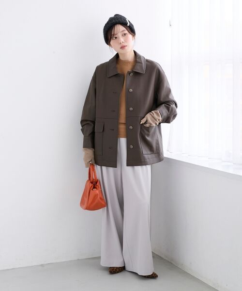 le.coeur blanc / ルクールブラン ニット・セーター | 《手洗い可能》3WAYレイヤードクルーニット | 詳細19