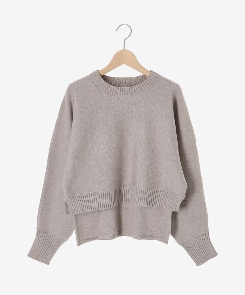 le.coeur blanc / ルクールブラン ニット・セーター | 《手洗い可能》3WAYレイヤードクルーニット | 詳細23