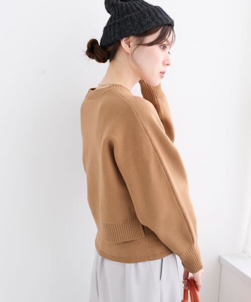 le.coeur blanc / ルクールブラン ニット・セーター | 《手洗い可能》3WAYレイヤードクルーニット | 詳細6