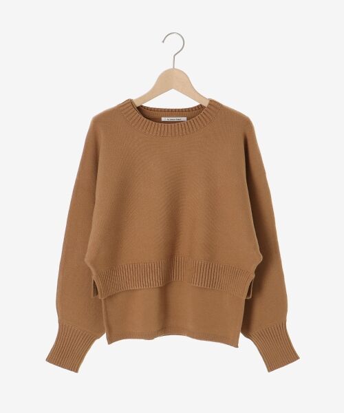 le.coeur blanc / ルクールブラン ニット・セーター | 3WAYレイヤードクルーニット | 詳細1